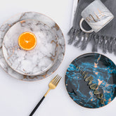 Gold Inlay Marble Plate Collection | Yedwo Home